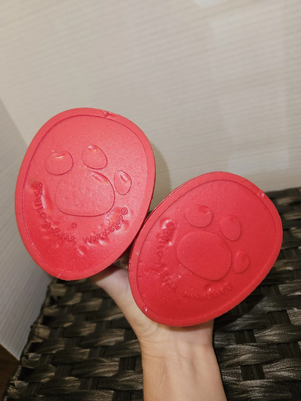 Build-A-Bear Red Glossy Doll Rain Boots